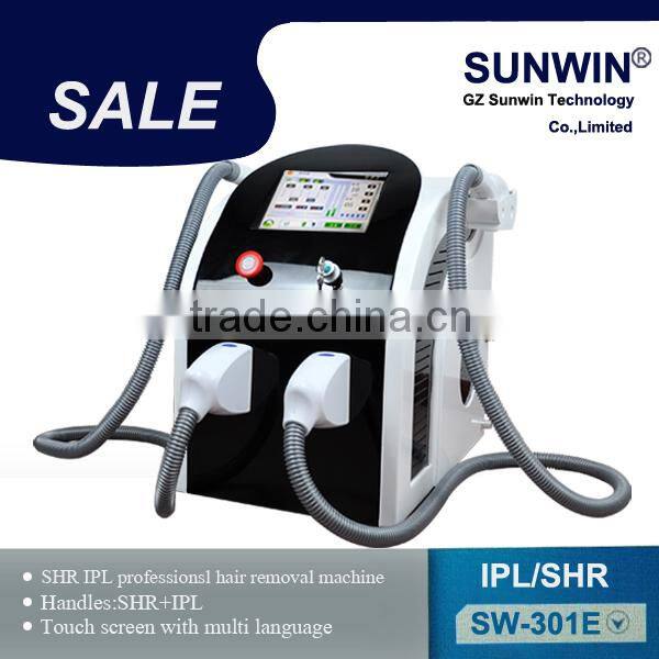 beauty salon Portable SHR IPL beauty machine SW-301E