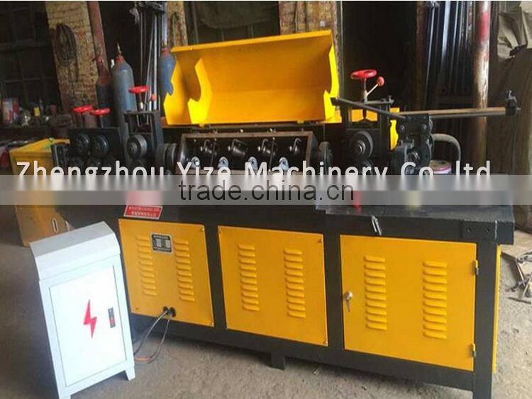 Steel bar straightening machine / reinforcement steel bar straightening and cutting machine