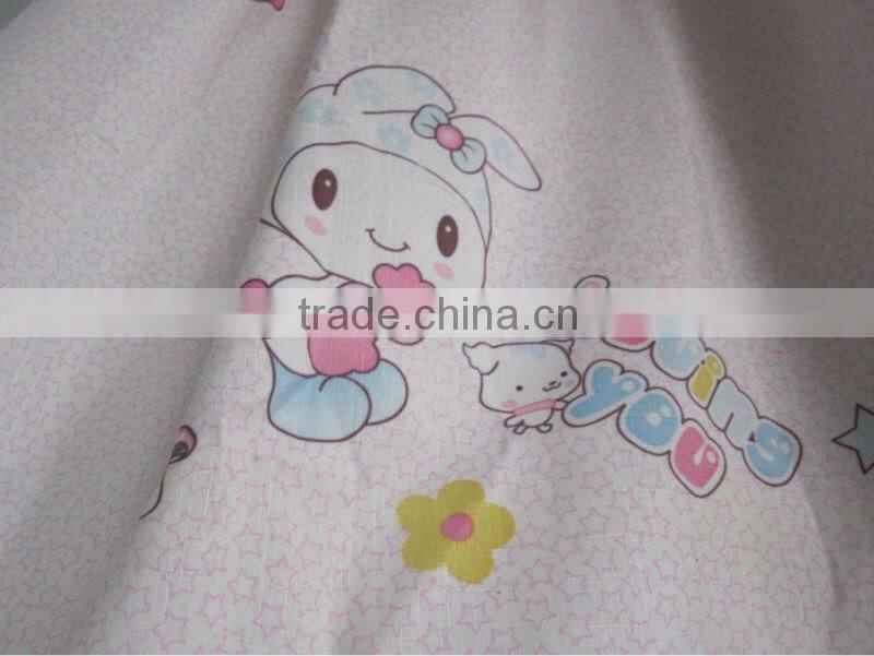 New arrival 100% polyester printed with cartoon children curtain fabric