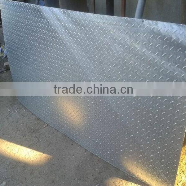Tear Drop Pattern Galvanized Checkered Steel Plate
