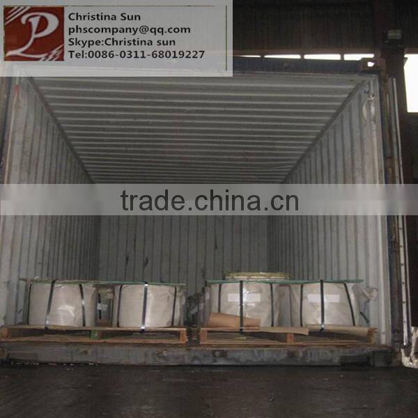 China manufacture galvanized steel strapping, stainless steel banding strap