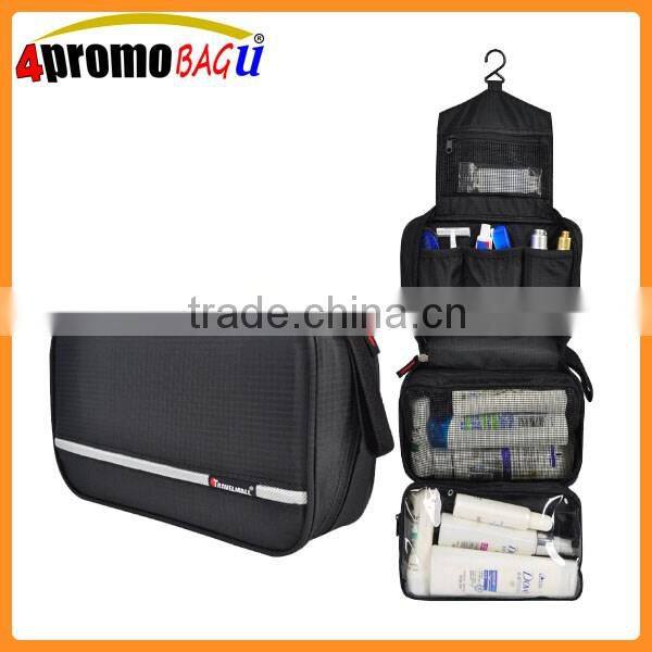 Well promotion New Design Custom Hanging Foldable Toiletry Bag
