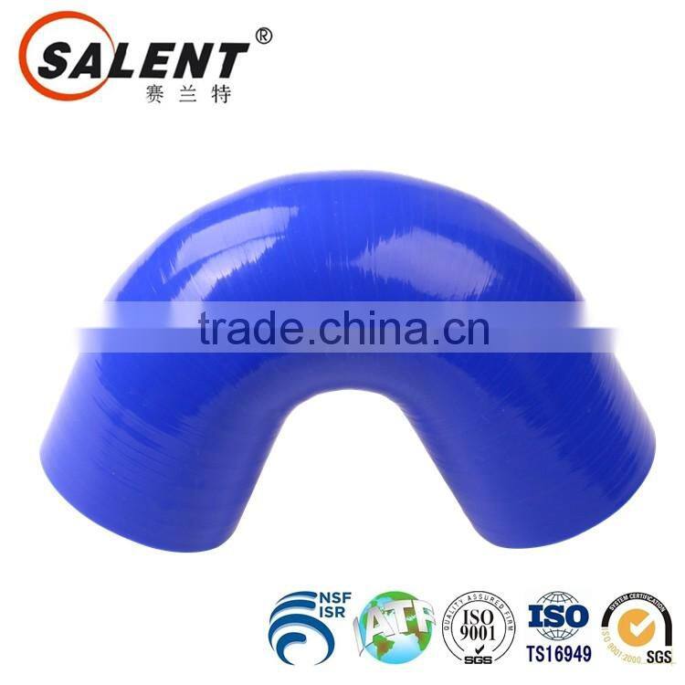 standard 76mm Blue flexible 135 degree silicone elbow hose rubber hose