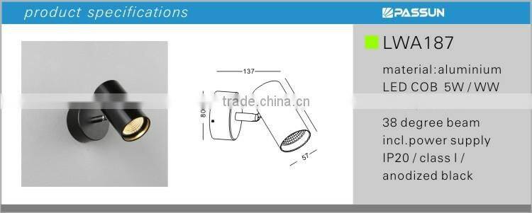 contemporary rotatable cob led surafce spotlight