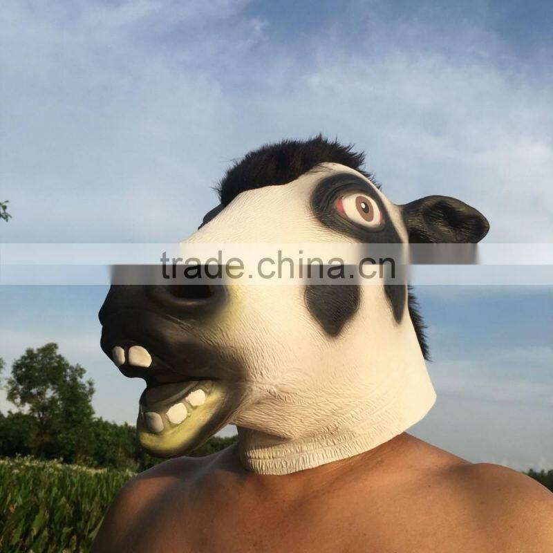 Halloween newest dress up head Latex material big rooster mask for cosplay