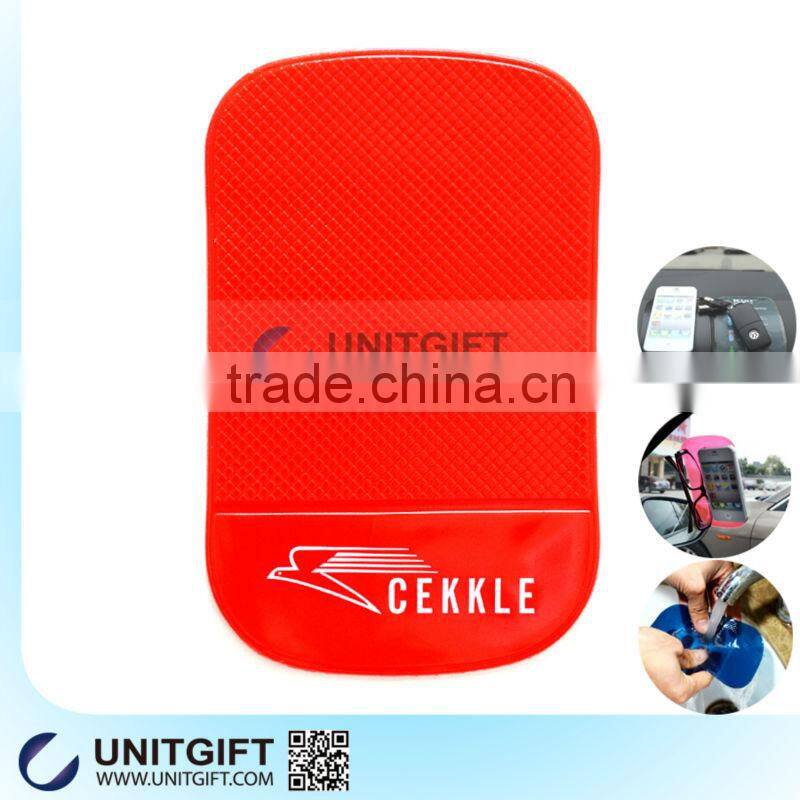 Silicone anti slip bumper pad Anti slip dashboard pad Custom logo mobile antislip pad