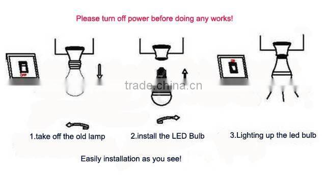 Chinese Supplier High Quality LED Bulb 7w E27
