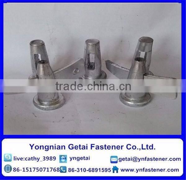 Steel formwork wedge pin zinc HDG Grade 4.8