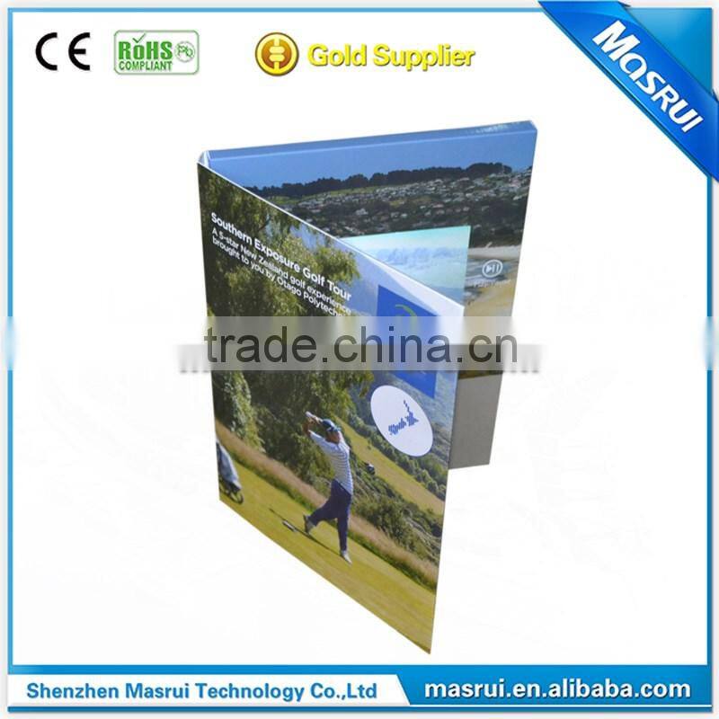 Promotional Card Product Type and Paper Material video advertising card