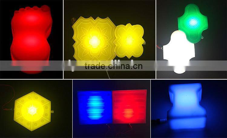 folding pp traffic led road cone safety
