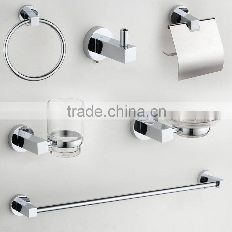 3300 European design zinc alloy chrome bathroom accessories set