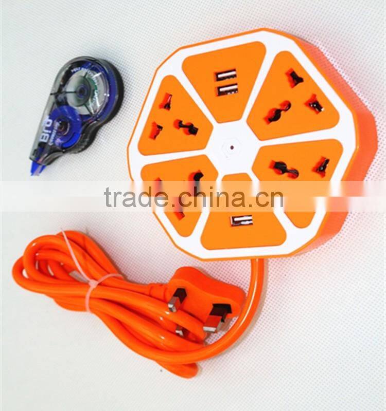 Cheap price wholesale colorful portable smart office power socket