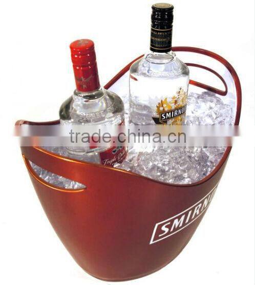 double color acrylic ice bucket for wholesale