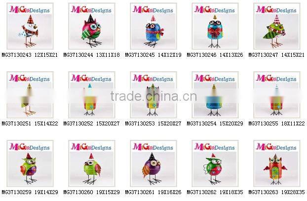 Wholesale Fashion Small Decorative Metal Birds for Home Decor