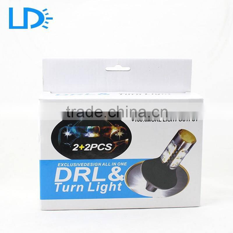 Best sell cheap 12v led lights for car 5730 chips daytime running light for whole sale drl fog