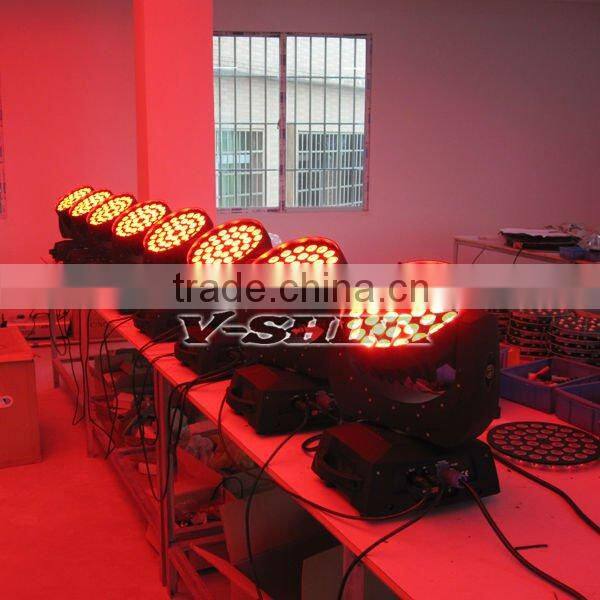 9W tri-color led moving head projector