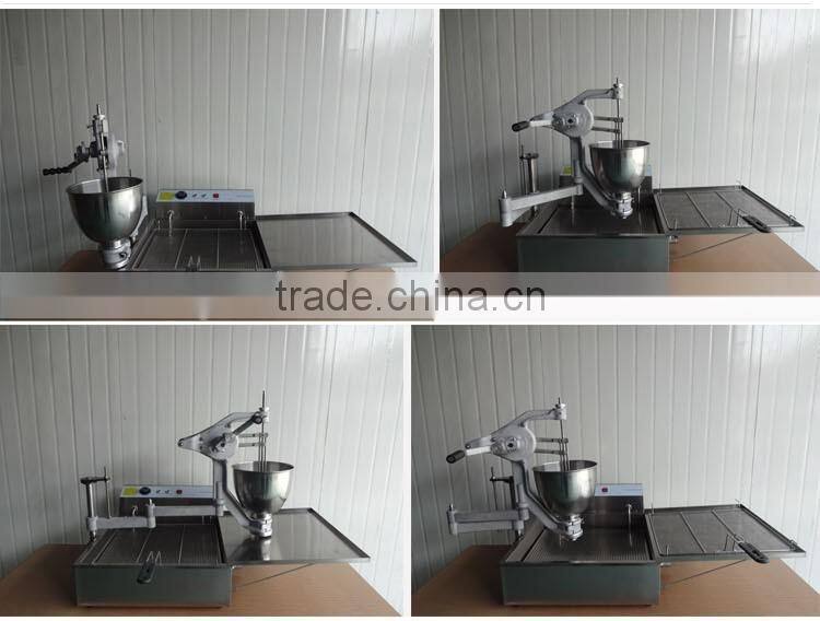 Professional Table top 110V 220V 3000w T102 commercial industrial mini doughnut maker with fryer on sale