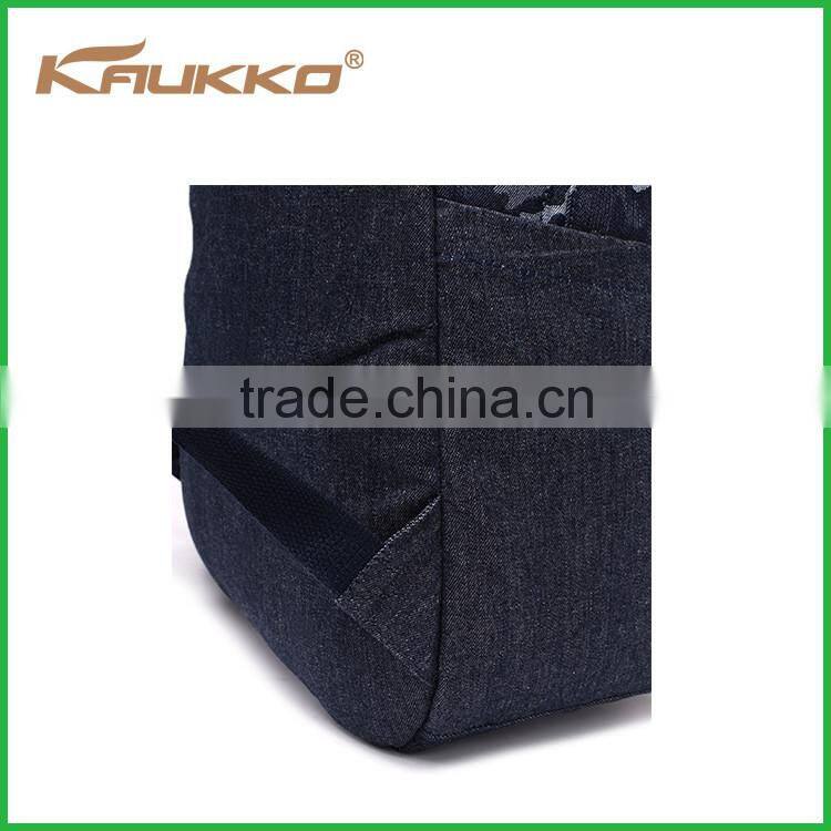 2016 High quality custom polyester camouflage blue school backpack