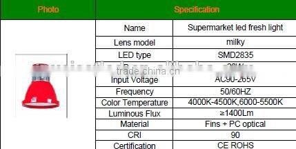 hot seller high-end products 20w led fresh light