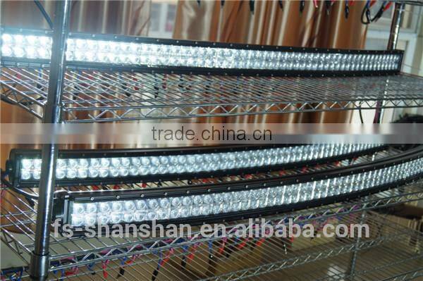 Newest design 50 inch 288w curved off road led light bar for truck 4x4 offroad led light bar off road buggy made in china
