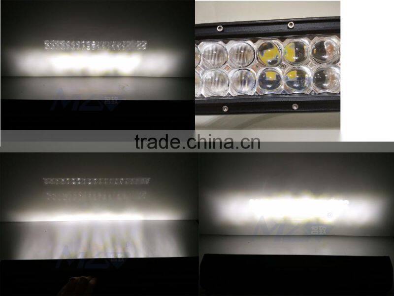 Upgraded 5D LED LIGHT BAR NEW Optics Len super lighting concentrate IP67 CE ROHS off road lighting MZ 02D 300W 120W 52 inch HOT