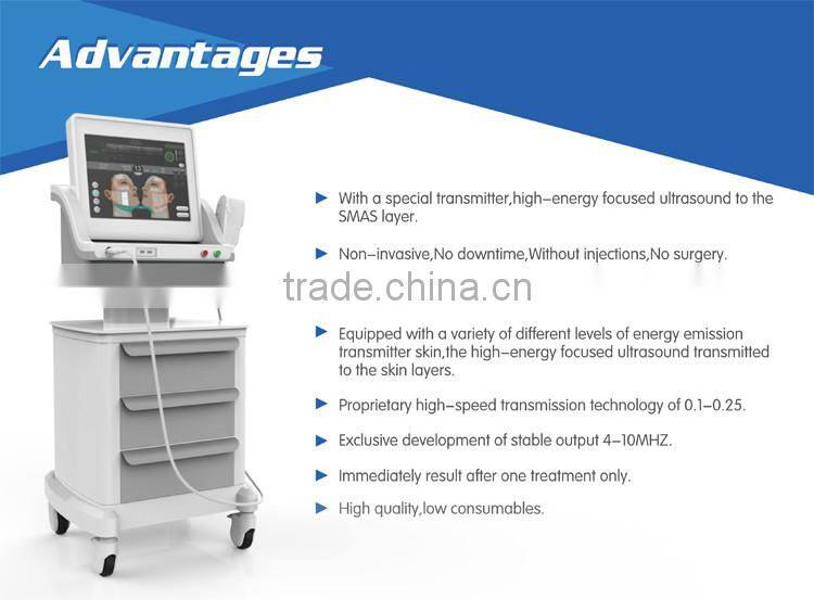 Popular HIFU wrinkle removal and skin tightening beauty equipment