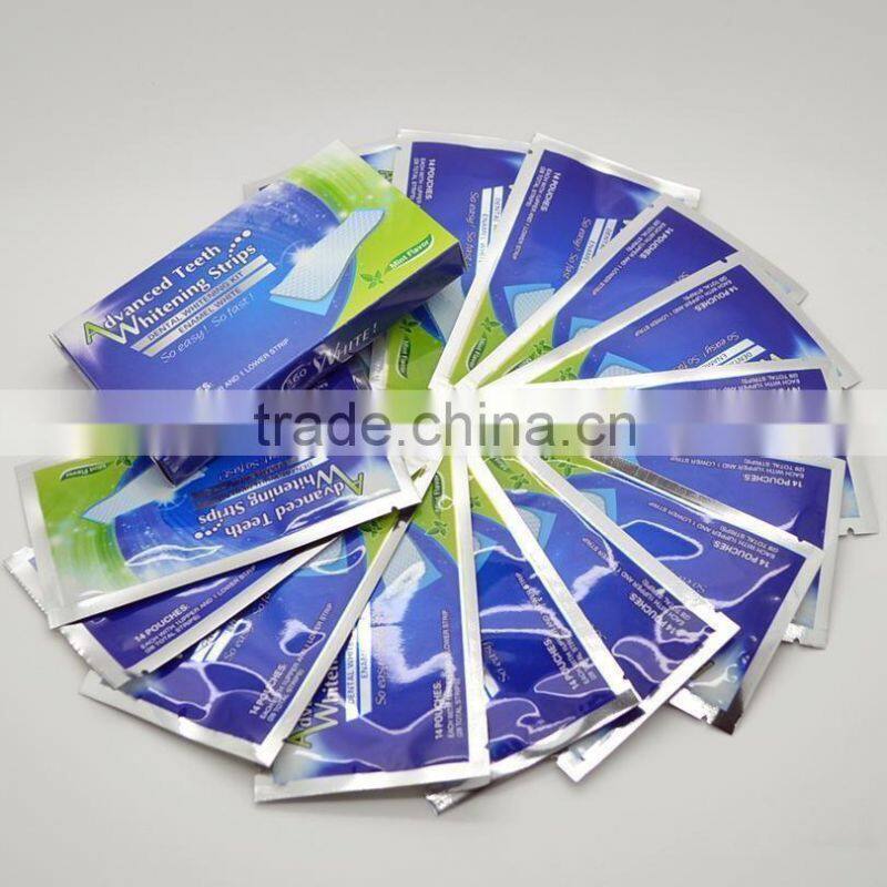 Advanced luxe Teeth Whitening gel Strips 28 whitestrips Non Peroxide