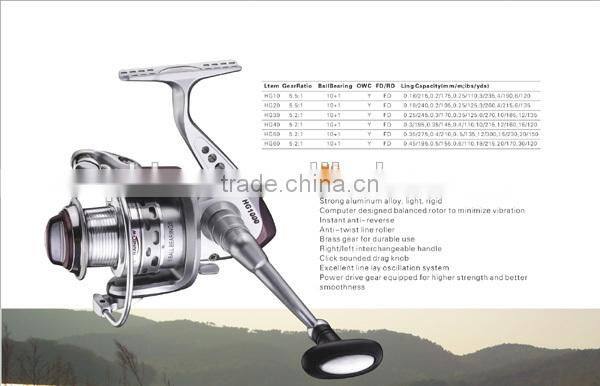 Customized Casted Aluminum Spining Fishing Reel