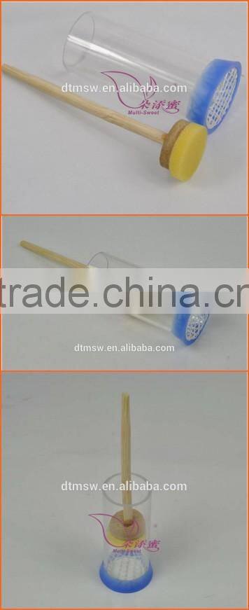 plastic queen cage with sponge plunger / queen bee rearing tube