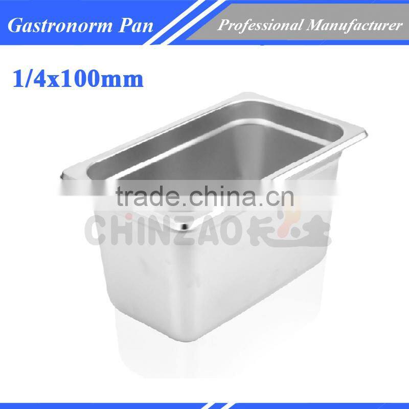1/4 Share Plate Stainless Steel Gastronorm Container Seal,Gastronome Trays,Gastronome Pan 1404A