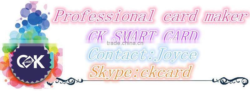 Printing eco-friendly pvc magnetic stripe business card from gold manufacture