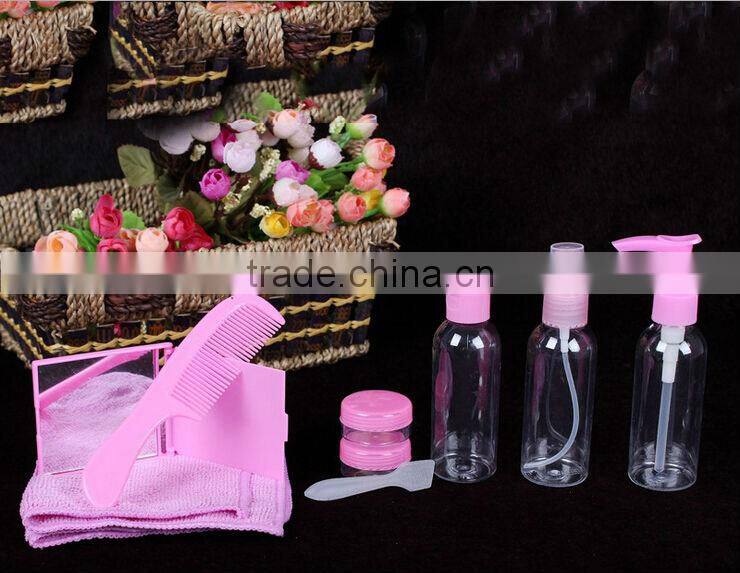 perfume bottle with sprayer Travel Set plastic bottle for skin care