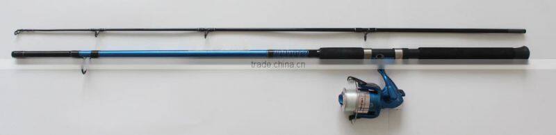 Blue Spinning Fishing rod and reel combo