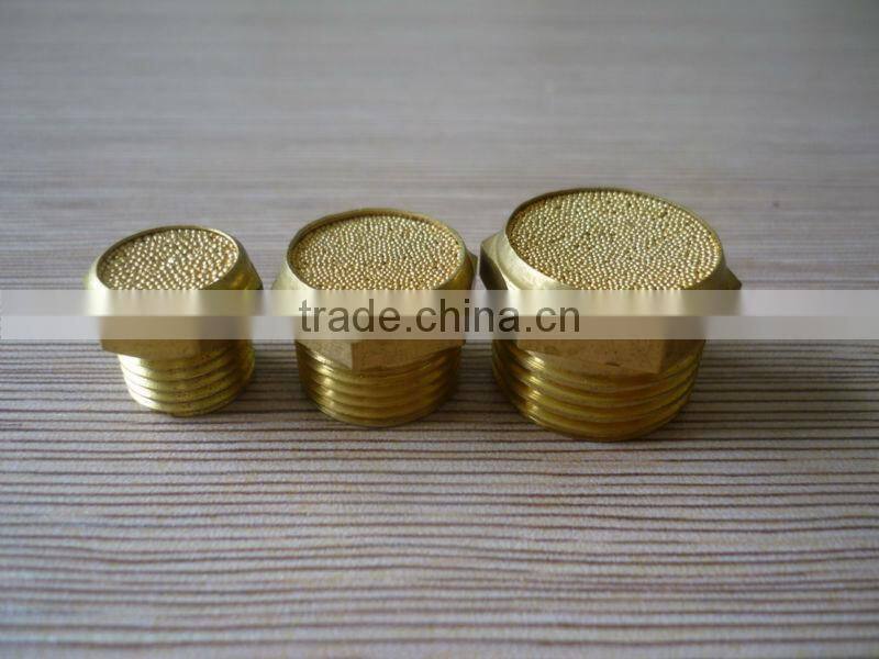 Pneumaic muffler,male threade air Silencer, Brass fitting