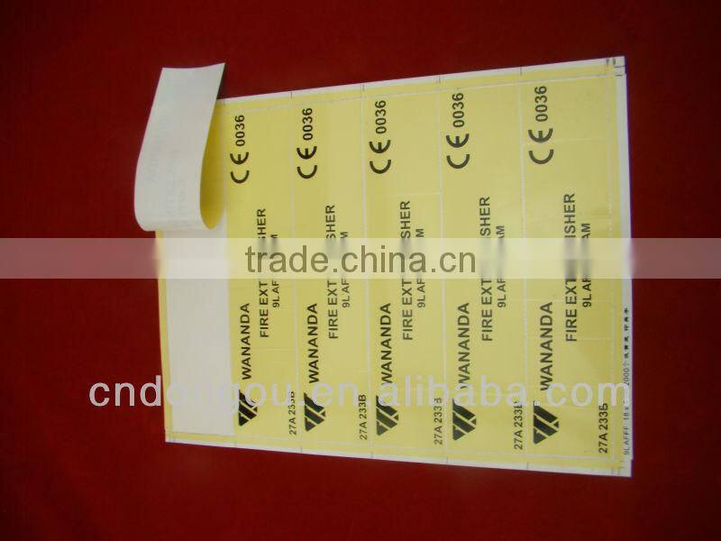 Self adhesive high quality eco-friendly label sticker