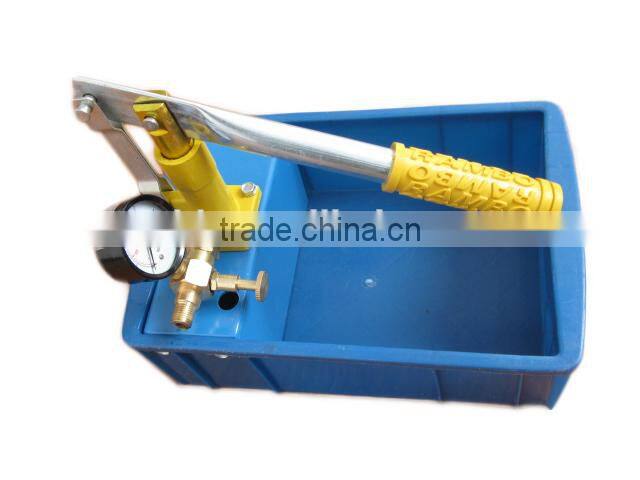 simple structure manual hydraulic pressure testing pump