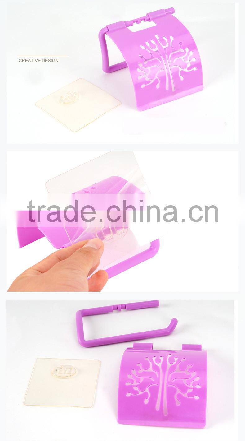 Wall Mounted Plastic Bathroom Toilet Paper Holder Waterproof Tissue Holder