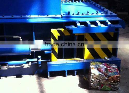 63ton Push-out hydraulic automatic scrap aluminum tin can press machine