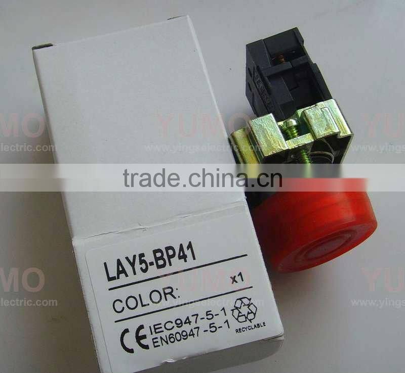 Push Button plastic bezel pushbutton switchLAY5-BP41