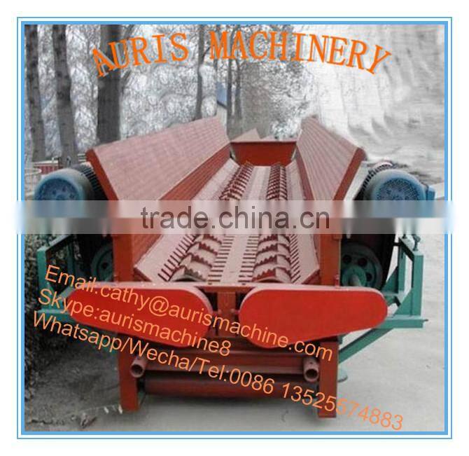 Sing roller wood debarker machine, double roller wood debarker machine