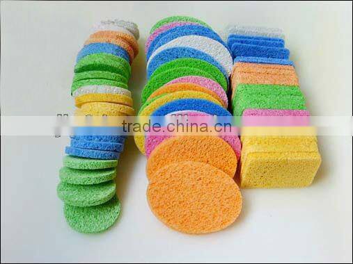 Natural Compresses cellulose wet sponge for salon makeup sponge 2016