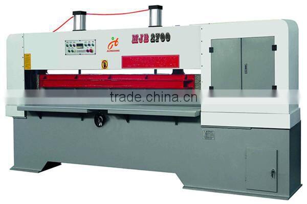 Lengthways veneer slicing machine