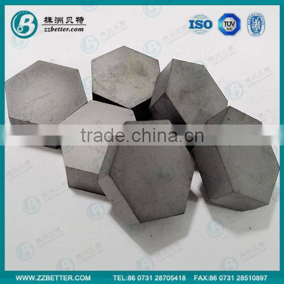 Hexagonal bulletproof prootection plate insert silicon carbide mateiral