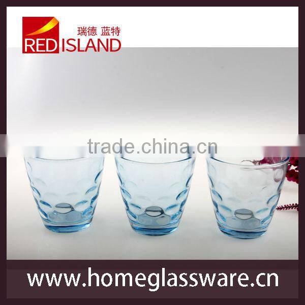 color round decoration glass drinking cup