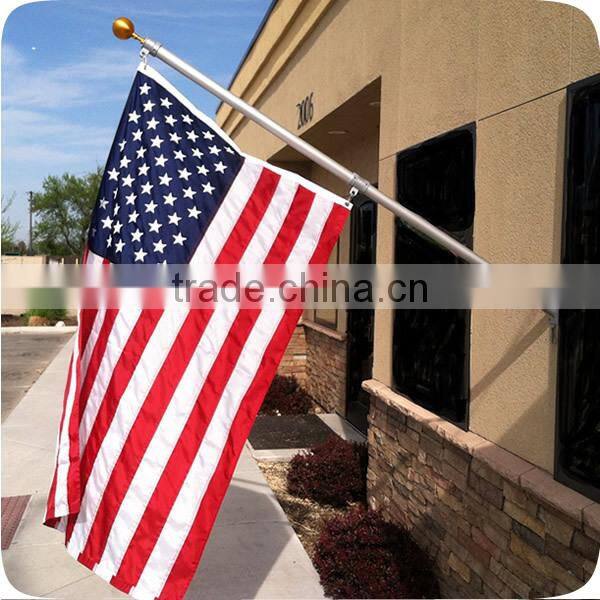 Electric Commercial Outdoor Taper Stainless Steel Flag Pole