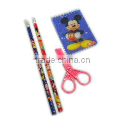promotional kids stationery set with cartoon design