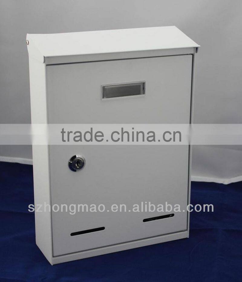 Galvanized steel mailboxes metal small letter box