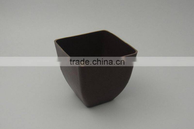 color biodegradable pots with matching tray