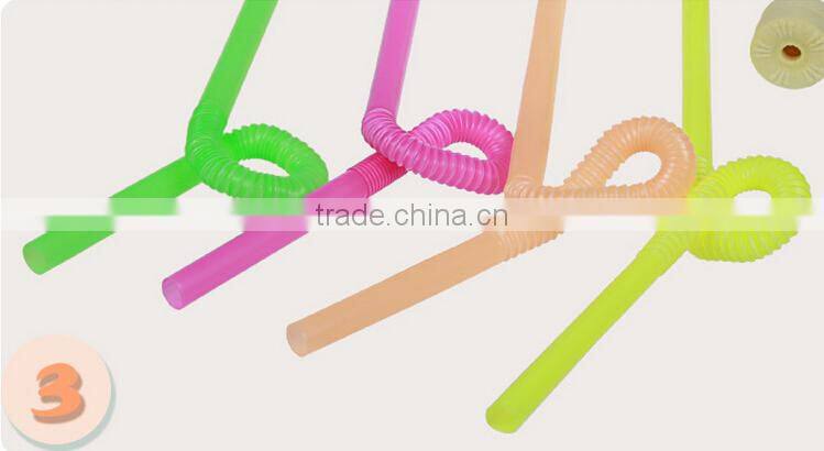 Disposable Colorful Art Drink Straw