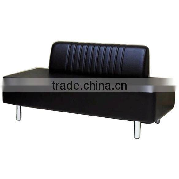 Waiting chair public bench seating hair salon furniture used F-T016